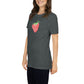 Short-Sleeve Women Soft T-Shirt Strawberry Design by IOBI Original Apparel