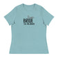 Women's Relaxed Soft & Smooth Premium Quality T-Shirt Personalize Customize Bride Bridesmaids Wedding or Bachelorette Party Design by IOBI Original Apparel