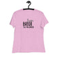 Women's Relaxed Soft & Smooth Premium Quality T-Shirt Personalize Customize Bride Bridesmaids Wedding or Bachelorette Party Design by IOBI Original Apparel