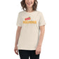 Women's Relaxed Soft & Smooth Premium Quality T-Shirt Italia Mamma Design by IOBI Original Apparel