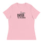 Women's Relaxed Soft & Smooth Premium Quality T-Shirt Personalize Customize Bride Bridesmaids Wedding or Bachelorette Party Design by IOBI Original Apparel